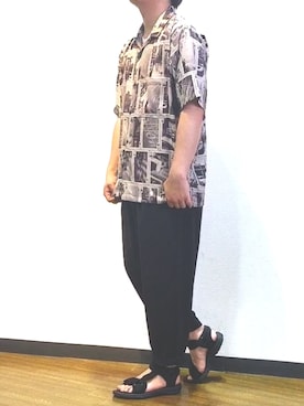 「EVOL（イーボル）のアイテム」を使った、keitaさん（メンズ・176cm）の春コーディネート