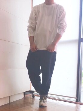 「CANTON（キャントン）のアイテム」を使った、keitaさん（メンズ・176cm）の夏コーディネート