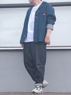 「CANTON（キャントン）のアイテム」を使った、keitaさん（メンズ・176cm）の夏コーディネート