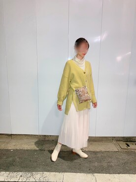 「AVAN LILY（アヴァンリリィ）のアイテム」を使った、nさん（レディース・163cm）の冬コーディネート