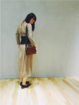 「tokyobase」｜「アイテム（ワンピース/ドレス）」を使った、city_chiakiさん（レディース・162cm）の秋コーディネート