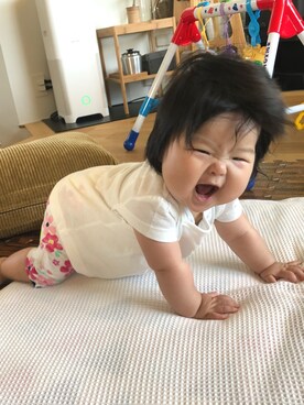 「60cm」｜「アイテム（パンツ）」を使った、ひなのさん（キッズ・50cm）の夏コーディネート