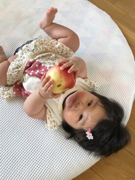 「60cm」｜「アイテム（ワンピース/ドレス）」を使った、ひなのさん（キッズ・50cm）の夏コーディネート