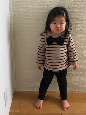 ひなのさん（キッズ・50cm）の冬コーディネート