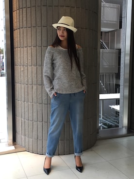 「BDONNA（ビドンナ）のアイテム」を使った、ismさん（レディース・168cm）の冬コーディネート