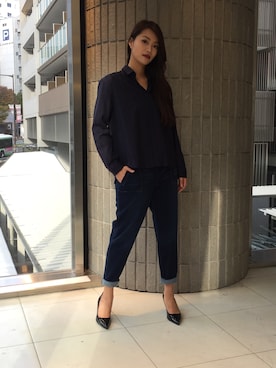 「BDONNA（ビドンナ）のアイテム」を使った、ismさん（レディース・168cm）の冬コーディネート