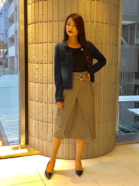 「BDONNA（ビドンナ）のアイテム」を使った、ismさん（レディース・168cm）の冬コーディネート