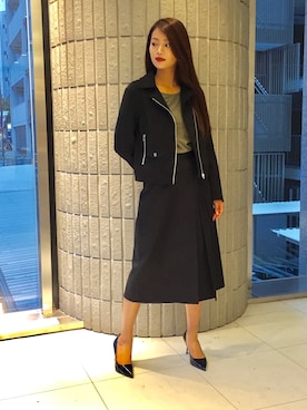 「BDONNA（ビドンナ）のアイテム」を使った、ismさん（レディース・168cm）の冬コーディネート