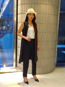 「BDONNA（ビドンナ）のアイテム」を使った、ismさん（レディース・168cm）の冬コーディネート