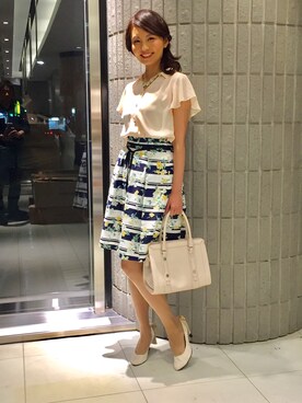 「フレアースカート」｜ismさん（レディース・167cm）の冬コーディネート