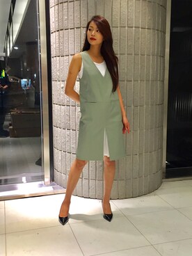 「BDONNA（ビドンナ）のアイテム」を使った、ismさん（レディース・168cm）の冬コーディネート