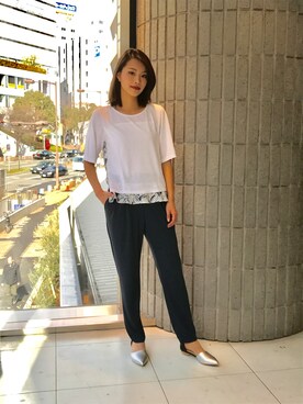 「BDONNA（ビドンナ）のアイテム」を使った、ismさん（レディース・168cm）の春コーディネート