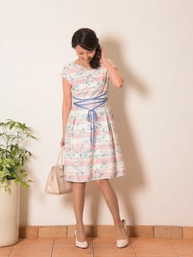 「Dear Princess（ディアプリンセス）のアイテム」を使った、ismさん（レディース・167cm）の春コーディネート