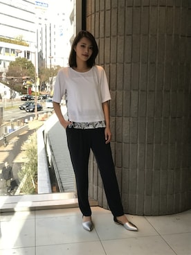 「BDONNA（ビドンナ）のアイテム」を使った、ismさん（レディース・168cm）の春コーディネート