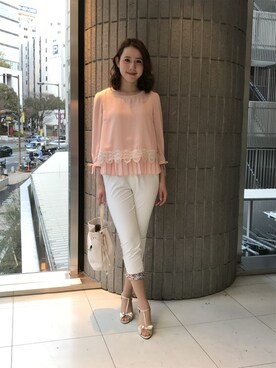 「Dear Princess（ディアプリンセス）のアイテム」を使った、ismさん（レディース・170cm）の春コーディネート