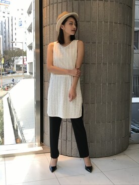 「BDONNA（ビドンナ）のアイテム」を使った、ismさん（レディース・168cm）の春コーディネート