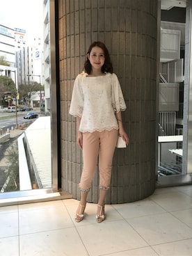 「Dear Princess（ディアプリンセス）のアイテム」を使った、ismさん（レディース・170cm）の春コーディネート