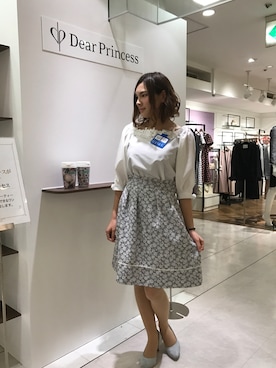 「Dear Princess（ディアプリンセス）のアイテム」を使った、ismさん（レディース・165cm）の春コーディネート
