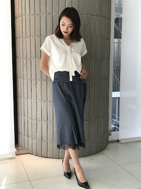 「BDONNA（ビドンナ）のアイテム」を使った、ismさん（レディース・168cm）の夏コーディネート