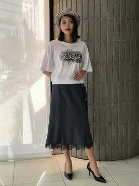 「BDONNA（ビドンナ）のアイテム」を使った、ismさん（レディース・168cm）の夏コーディネート