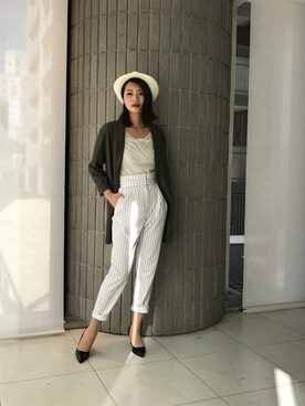 「BDONNA（ビドンナ）のアイテム」を使った、ismさん（レディース・168cm）の夏コーディネート