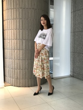 「BDONNA（ビドンナ）のアイテム」を使った、ismさん（レディース・168cm）の春コーディネート