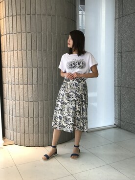 「BDONNA（ビドンナ）のアイテム」を使った、ismさん（レディース・168cm）の夏コーディネート