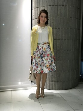 「Dear Princess（ディアプリンセス）のアイテム」を使った、ismさん（レディース・170cm）の春コーディネート