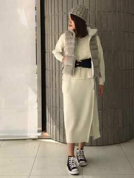 「BDONNA（ビドンナ）のアイテム」を使った、ismさん（レディース・168cm）の秋コーディネート