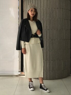 「羊革」｜ismさん（レディース・170cm）の夏コーディネート