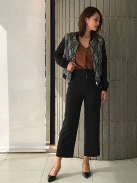 「BDONNA（ビドンナ）のアイテム」を使った、ismさん（レディース・170cm）の秋コーディネート