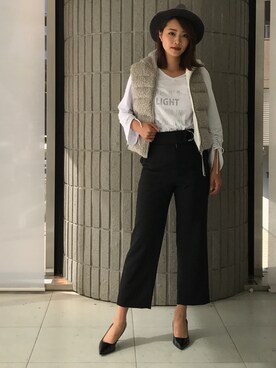 「BDONNA（ビドンナ）のアイテム」を使った、ismさん（レディース・168cm）の秋コーディネート