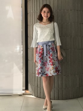 「Dear Princess（ディアプリンセス）のアイテム」を使った、ismさん（レディース・170cm）の夏コーディネート