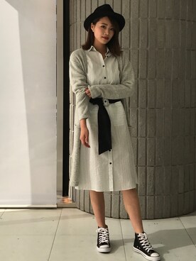 「BDONNA（ビドンナ）のアイテム」を使った、ismさん（レディース・170cm）の秋コーディネート