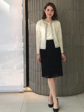 「アイテム（アンサンブル、ホワイト系）」を使った、ismさん（レディース・170cm）の夏コーディネート