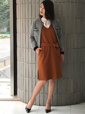 「BDONNA（ビドンナ）のアイテム」を使った、ismさん（レディース・170cm）の秋コーディネート