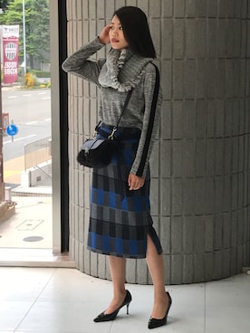 「BDONNA（ビドンナ）のアイテム」を使った、ismさん（レディース・170cm）の秋コーディネート