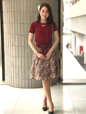 「Dear Princess（ディアプリンセス）のアイテム」を使った、ismさん（レディース・170cm）の秋コーディネート