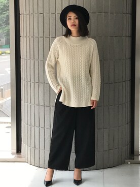 「BDONNA（ビドンナ）のアイテム」を使った、ismさん（レディース・170cm）の秋コーディネート