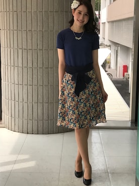 「Dear Princess（ディアプリンセス）のアイテム」を使った、ismさん（レディース・170cm）の秋コーディネート