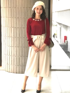 「Dear Princess（ディアプリンセス）のアイテム」を使った、ismさん（レディース・170cm）の秋コーディネート