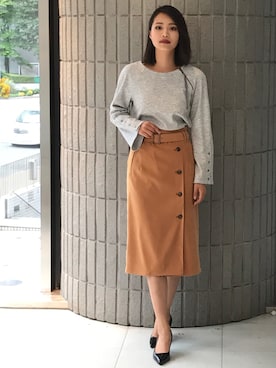 「BDONNA（ビドンナ）のアイテム」を使った、ismさん（レディース・170cm）の秋コーディネート
