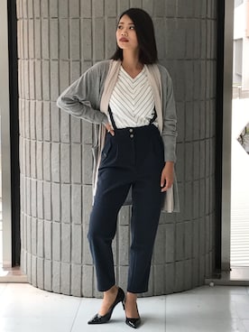 「BDONNA（ビドンナ）のアイテム」を使った、ismさん（レディース・170cm）の秋コーディネート