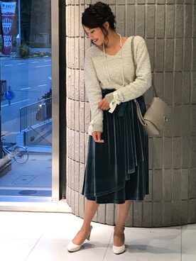 「Dear Princess（ディアプリンセス）のアイテム」を使った、ismさん（レディース・170cm）の秋コーディネート