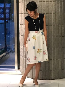 「Dear Princess（ディアプリンセス）のアイテム（ワンピース）」を使った、ismさん（レディース・168cm）の秋コーディネート