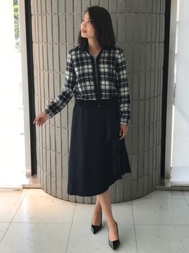 「BDONNA（ビドンナ）のアイテム」を使った、ismさん（レディース・170cm）の秋コーディネート