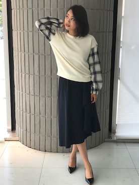 「BDONNA（ビドンナ）のアイテム」を使った、ismさん（レディース・170cm）の秋コーディネート