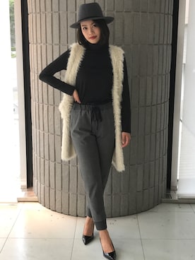 「フェザーヤーン」｜ismさん（レディース・170cm）の秋コーディネート