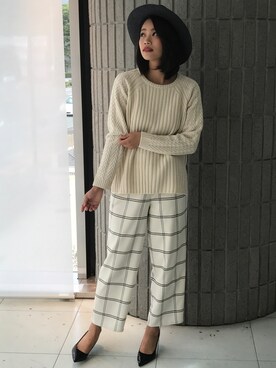 「BDONNA（ビドンナ）のアイテム」を使った、ismさん（レディース・170cm）の秋コーディネート