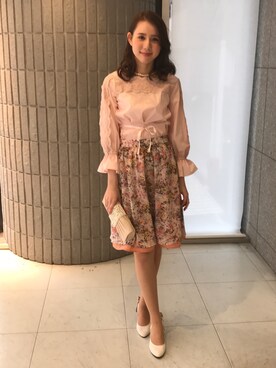 「Dear Princess（ディアプリンセス）のアイテム」を使った、ismさん（レディース・170cm）の冬コーディネート